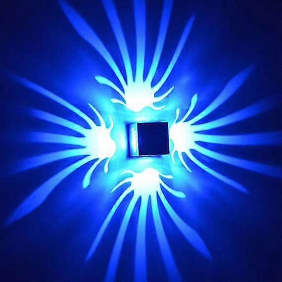 Led Wall Lamp 3W Rgb Wall Mounted Indoor Projection Colorful Lighting Mural Luminaire Background Wall Light For Home Hotel Bar