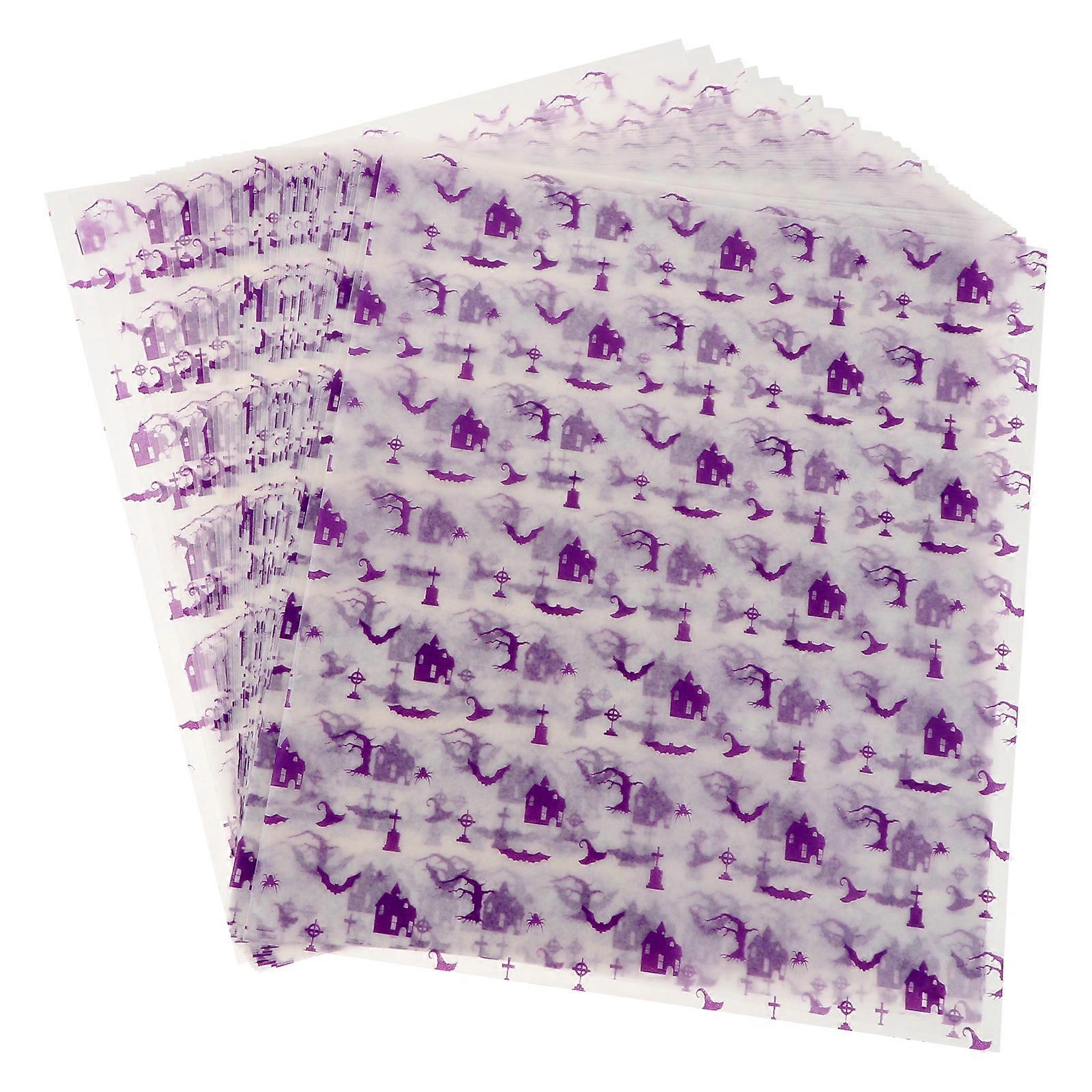 50 Pcs Cookie Wrappers Cookie Sheet Paper Xmas Nougat Making Supplie Nougat Candy Wrapping Paper