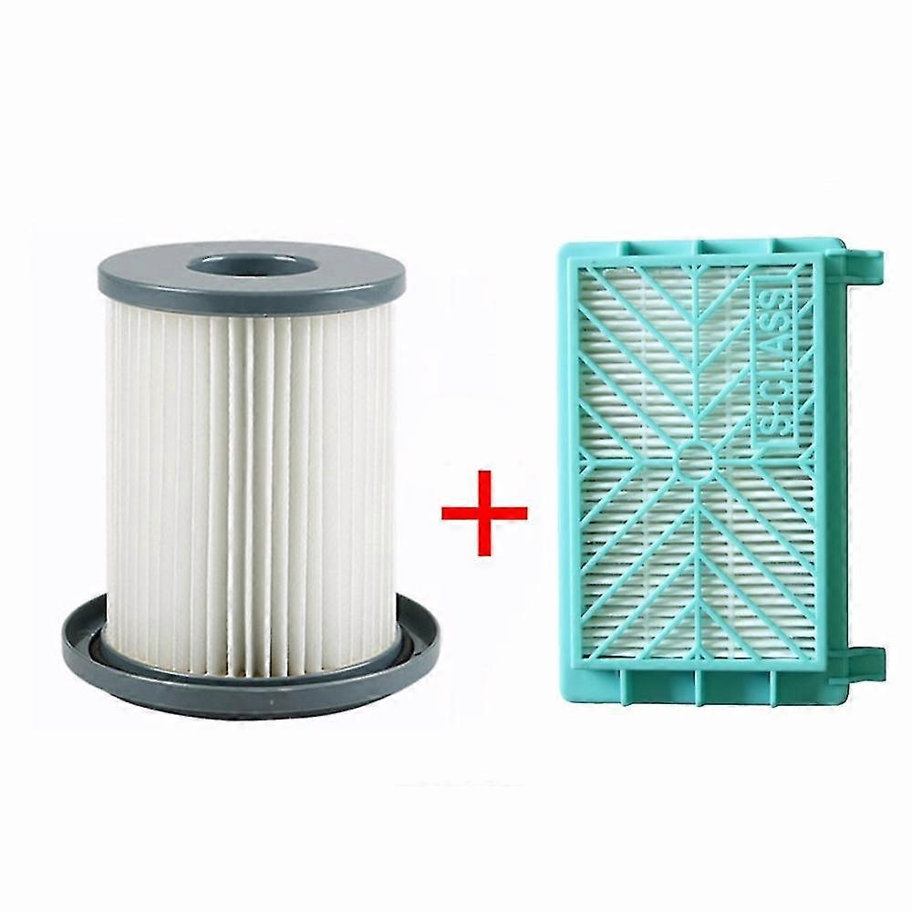 2pcs/set Vacuum Cleaner Hepa Filter Element + Air Filter For Philips Fc8720 Fc8724 Fc8732 Fc8734 Fc8736 Fc8738 Fc8740 Fc8748