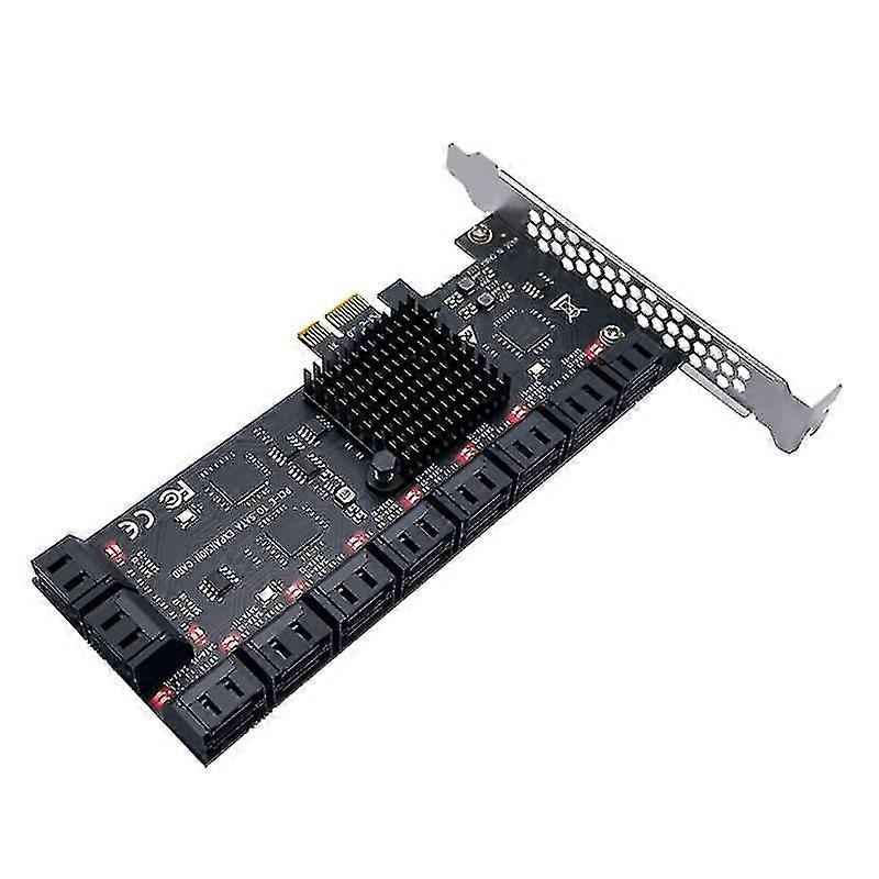 20 Port III PCI-e Controller Karte 20 Port Expansion Card kompatibel-für Chia Mining