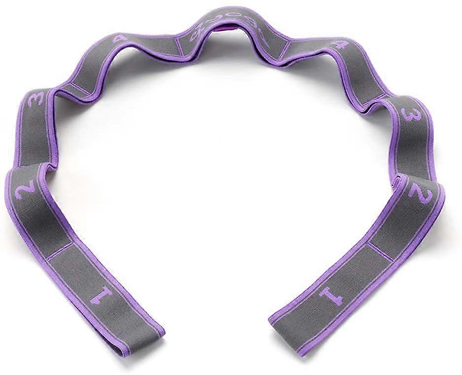 Dance resistance band 9 grid purple