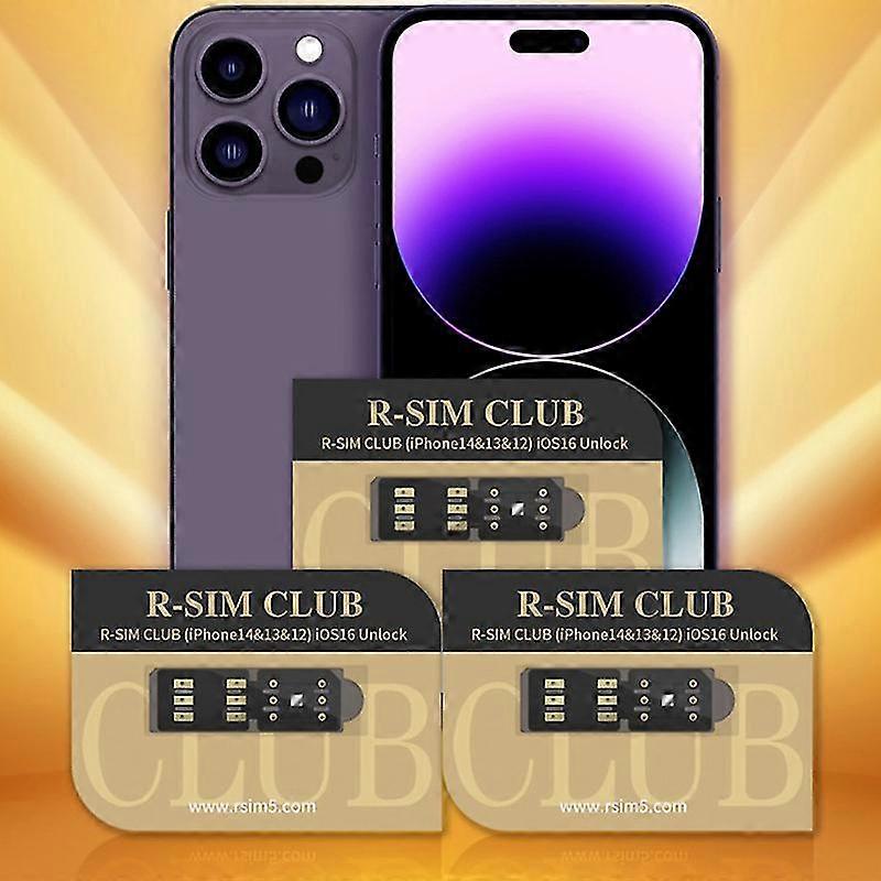 R-sim18 Club Rsim Club R-simclub Cpu Déverrouillage Carte Sim Autocollant pour Rsim