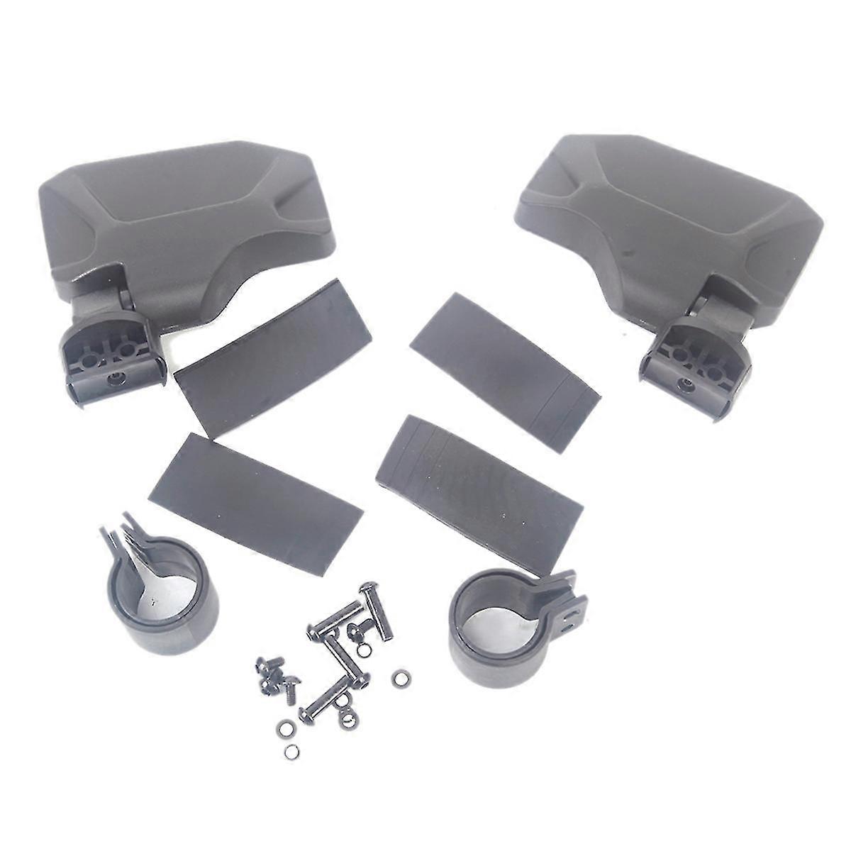 Utv Side Mirrors, Rear View Mirror For 1.6 Inch-2 Inch Roll Bar Clamp Break And Adjustable Arm For