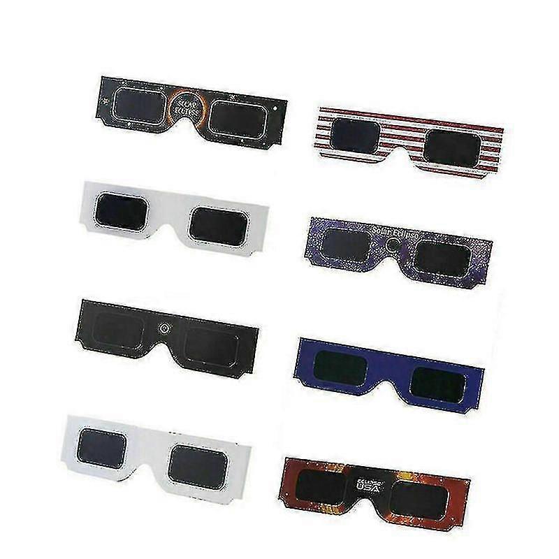 Solar Eclipse Glasses Paper Framed Uv Protection Goggles