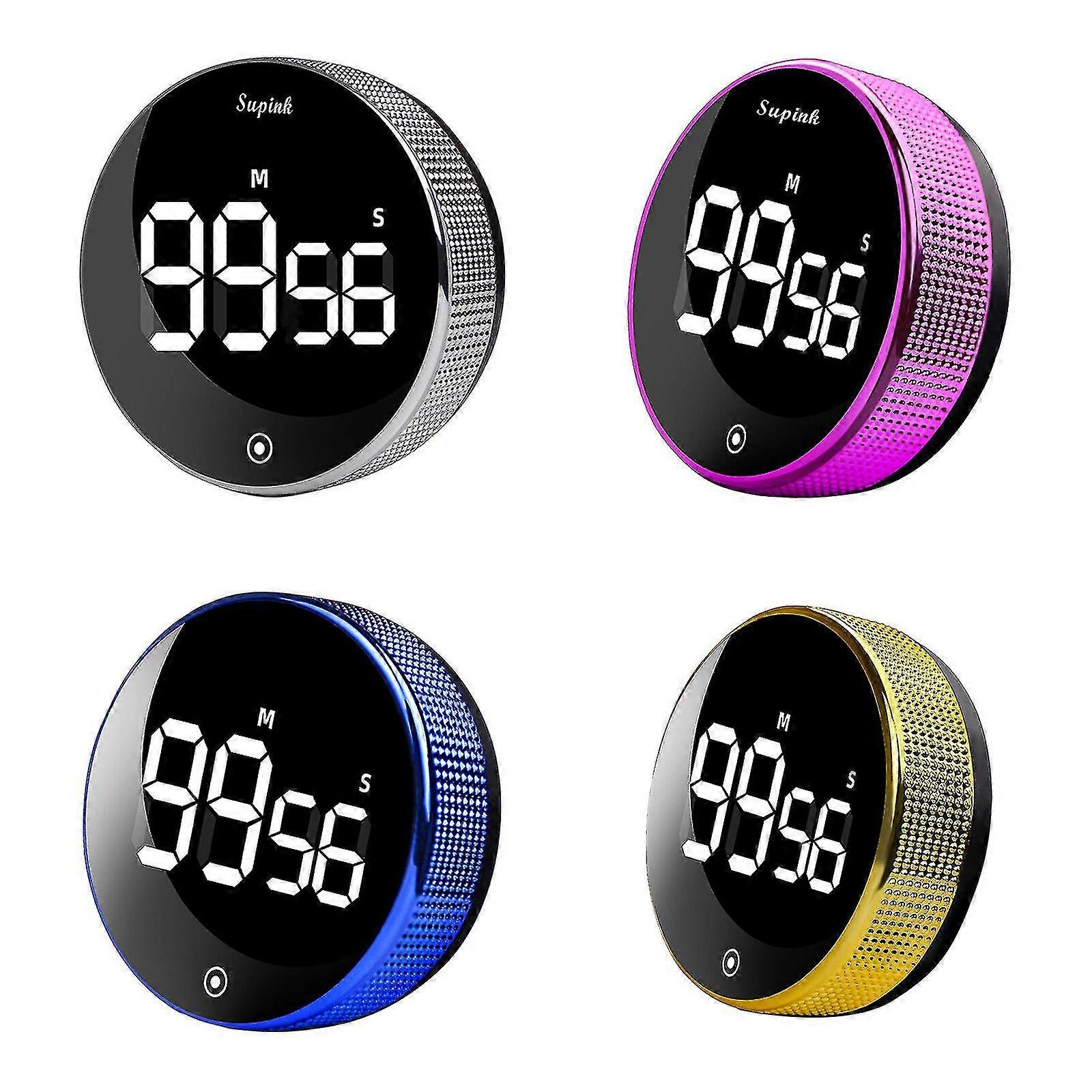 Magnetic Digital Kitchen Timer Led Countdown Cooking Work Loud Alarm Stopwatch