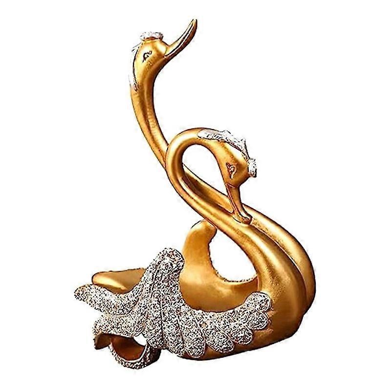 Swan Wine Rack Wine Rest Statue Swan Statue Wine Holder Tabletop Wine Rack Wine Display Rack Gold Wine Rack