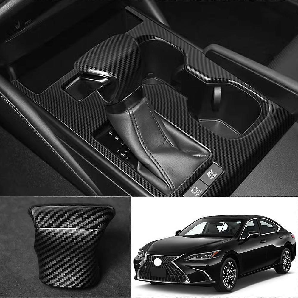 لكزس ES200 2023-2025 غطاء رأس ناقل الحركة اكسسوارات السيارات قطع غيار السيارات الملمس من ألياف الكربون