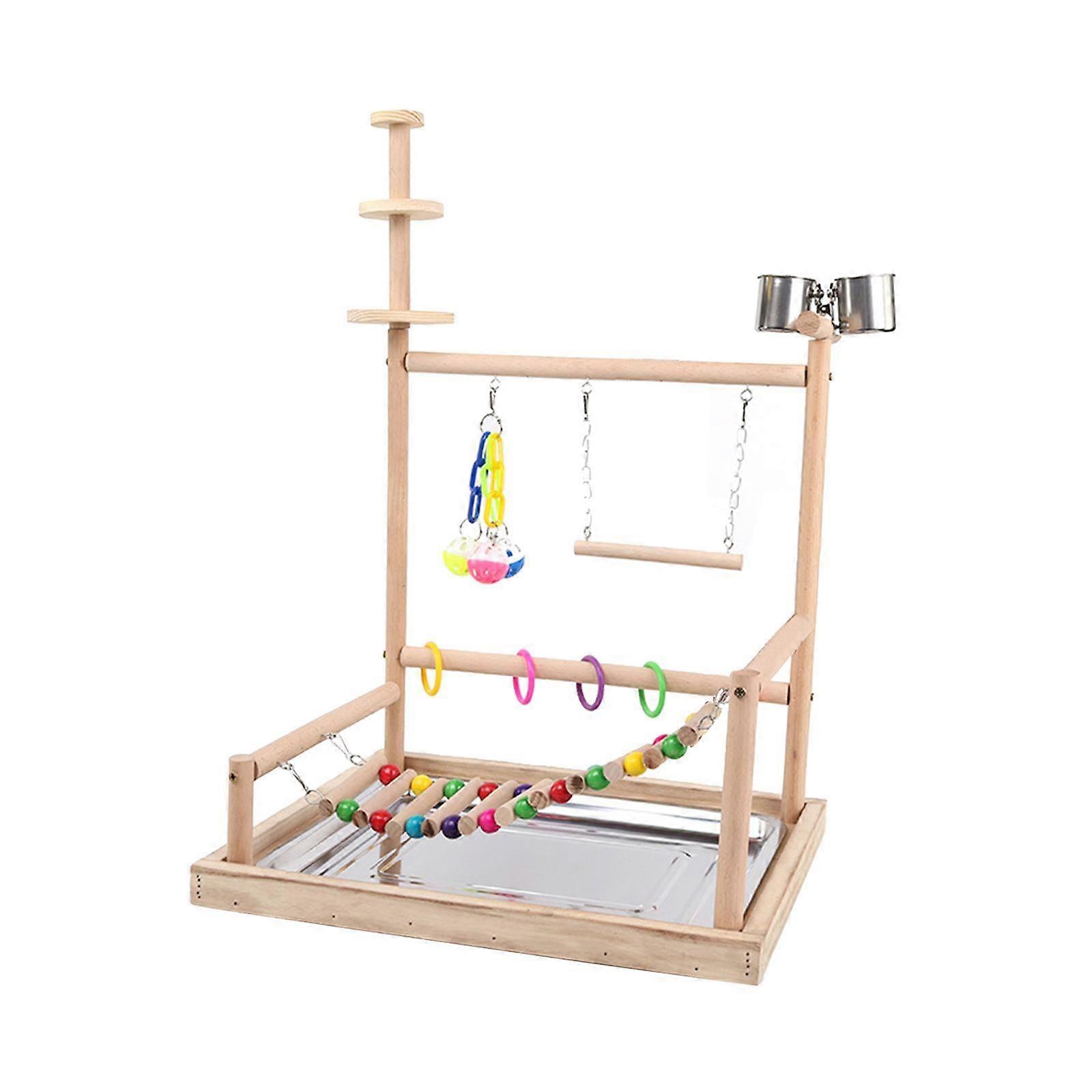 Parrot Bird Playground Parrot Playstand for Finch Budgerigar Parakeet Parrot