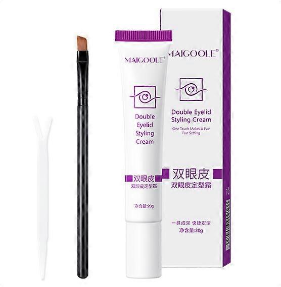双眼皮胶和胶带,2x Natural Traceless Double Eyelid Styling Setting Glue Invisible Quick-drying Eyelid Sticker Lasting Easy To Wear Makeup Cosmetic