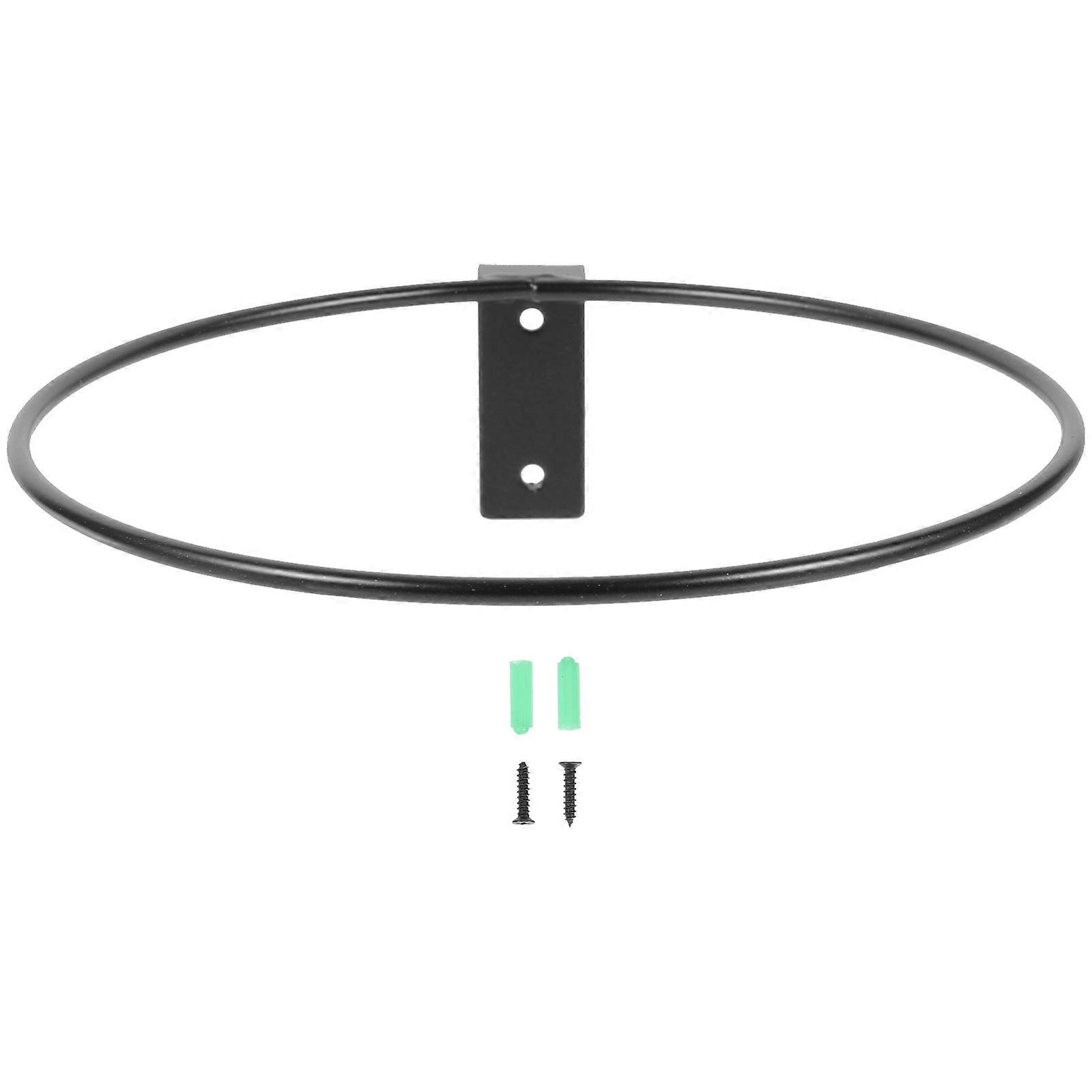 Wall Mounted Flower Pot Rack Iron Ring Flowerpot Wall Bracket Planter Holder