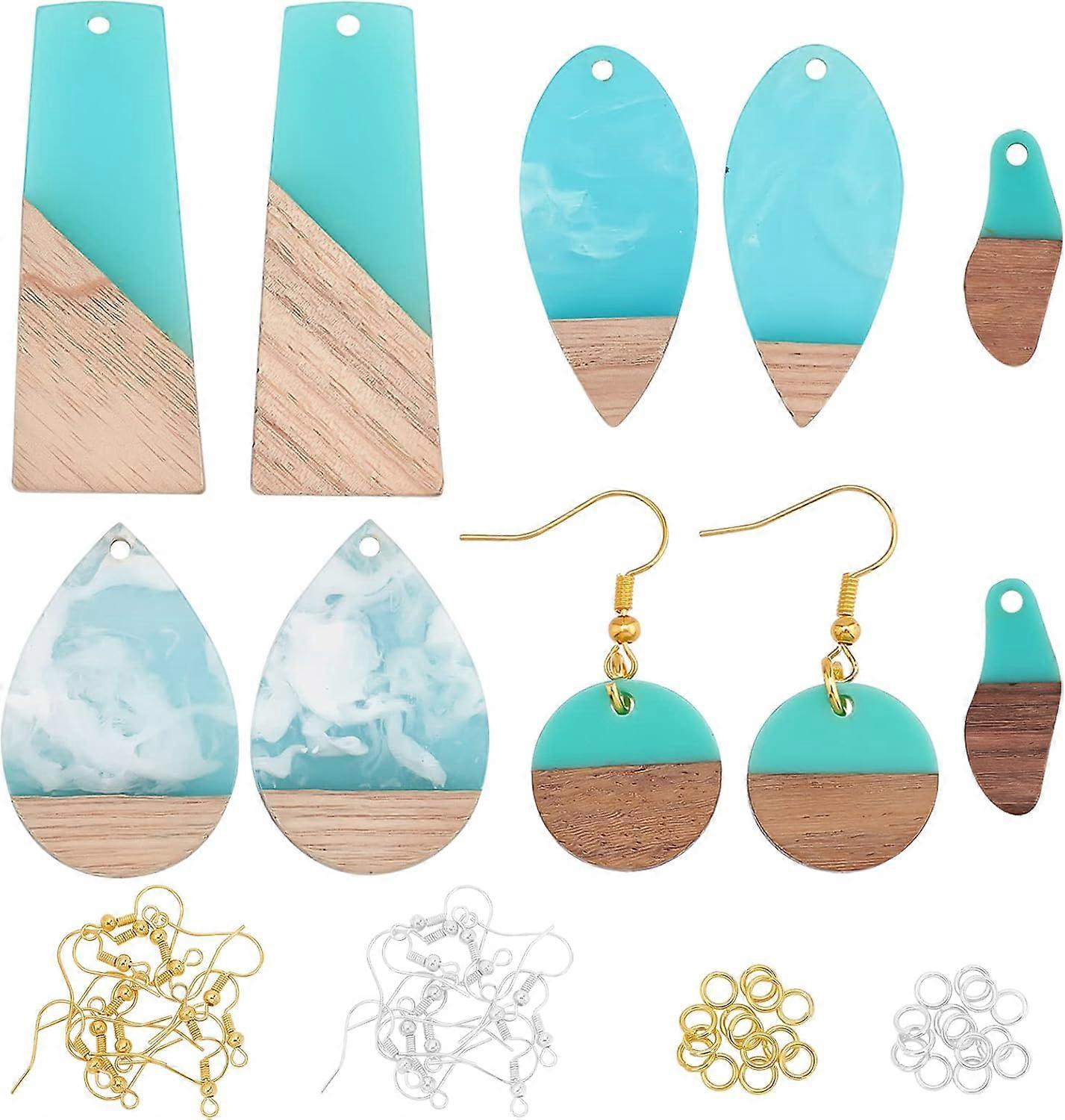 Resin Wooden Earring Pendants