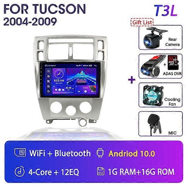 Android 11 Car Radio for Hyundai Tucson 2004-2013 Multimedia Video Player Navigation 2 Din DVD Head Unit Stereo Carplay Speakers