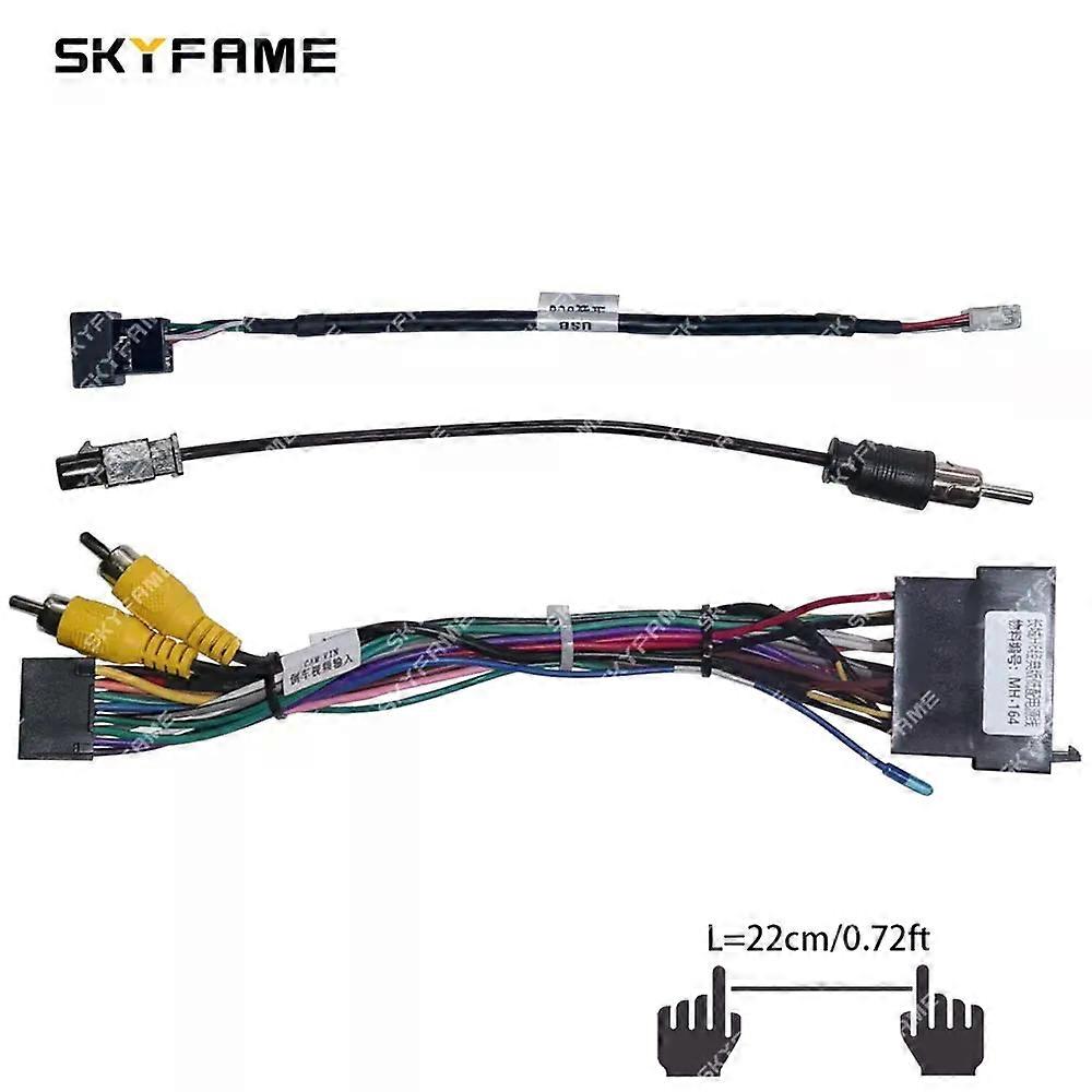 Applies to Car 16pin Wiring Harness Adapter Decode Android Radio Power Cabler For Great Wall Haval H6