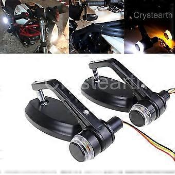 Motorcycle Bar End Mirrors 7/8" 22mm Handlebar Rear View Side Mirror w/ Turn Signals For KTM 250 390 690 790 DUKE 1290 Super R