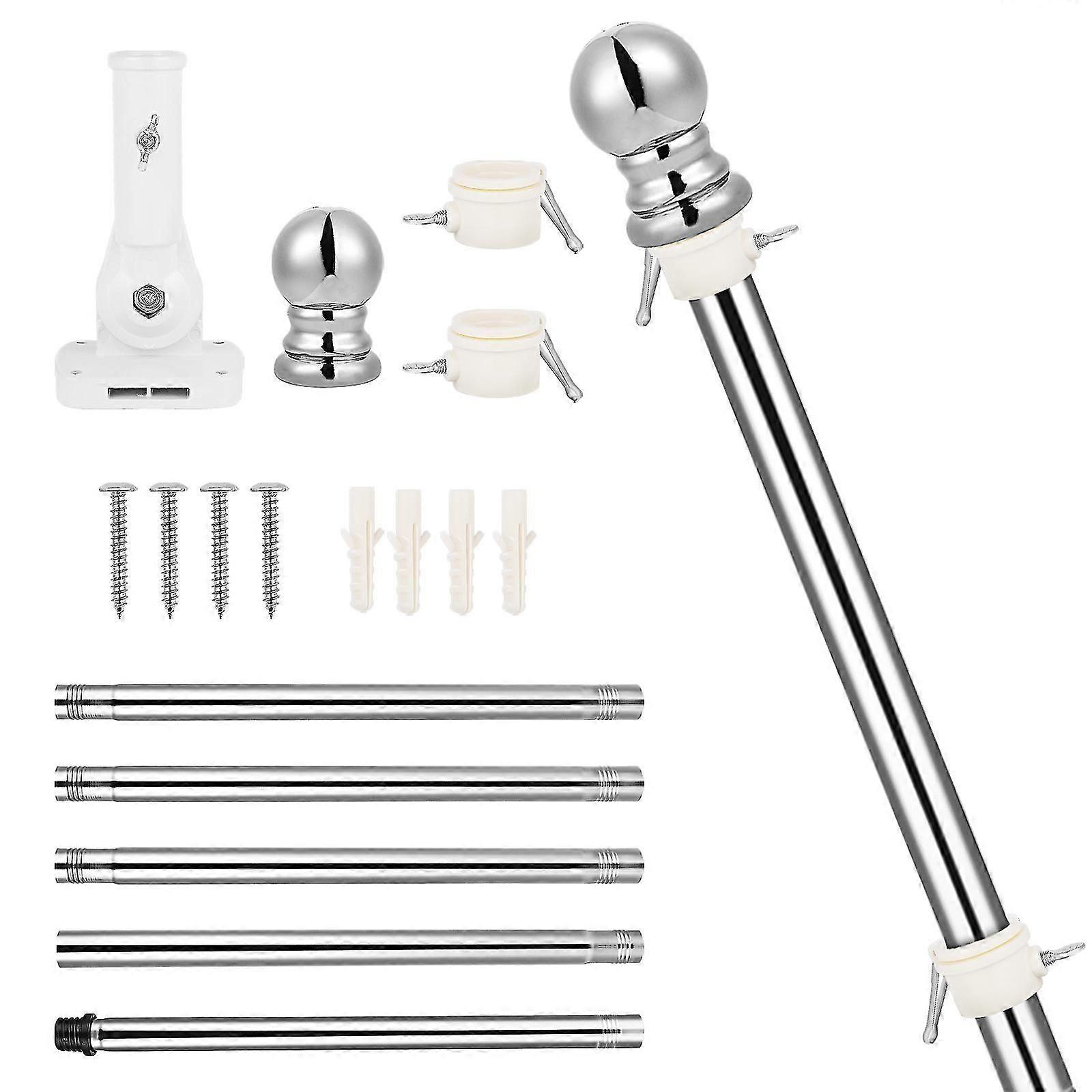 Flag Holder Flag Pole Mount Bracket Flag Pole Mounting Bracket 6ft Flag Pole Bracket Adjustable Flag Pole