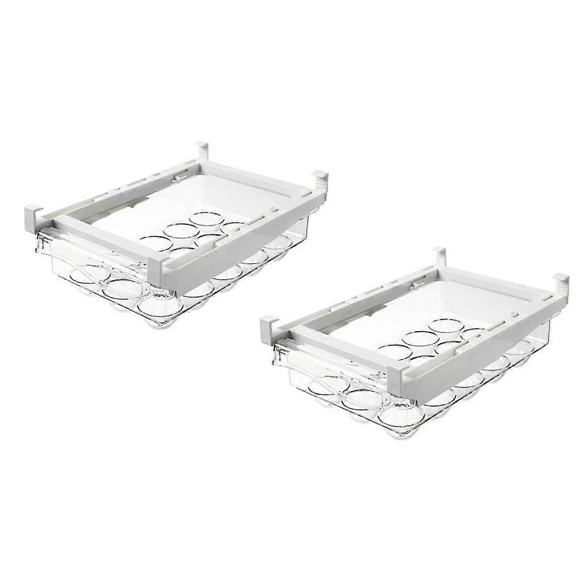 Egg Holder For Refrigerator, Egg Storage Drawer For Refrigerator, Mini Fridge Drawer Organizer Pull