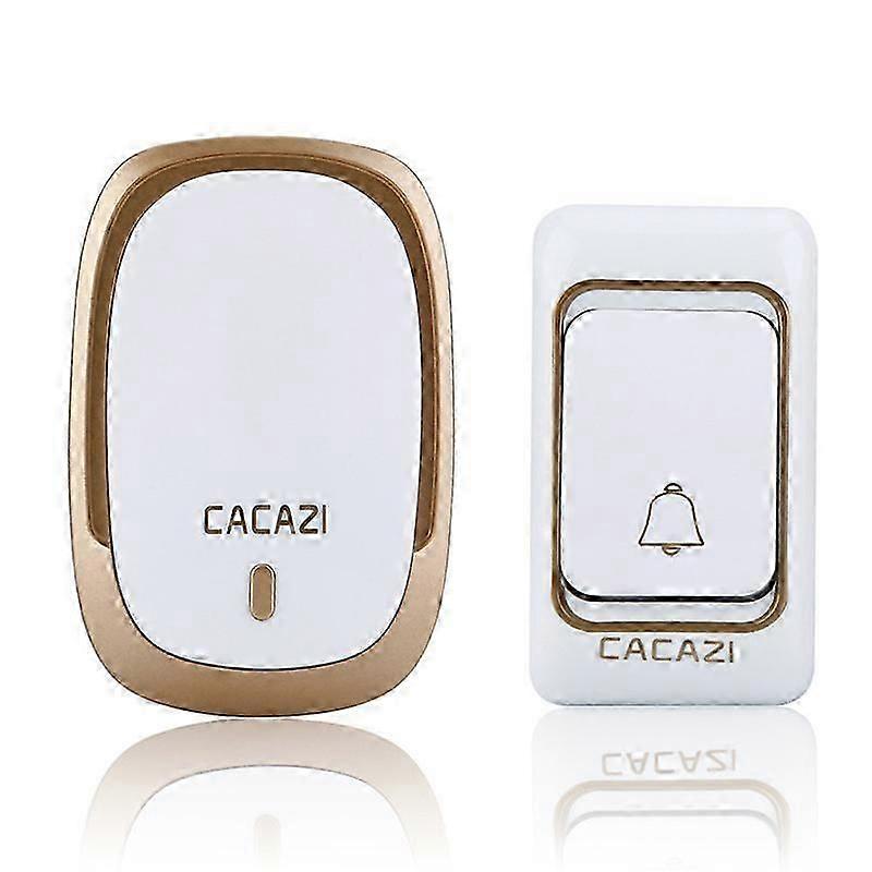 Sonnette débranchée à batterie domestique sans fil Modèle de batterie complète DC avec une fonctionnalité en un seul geste