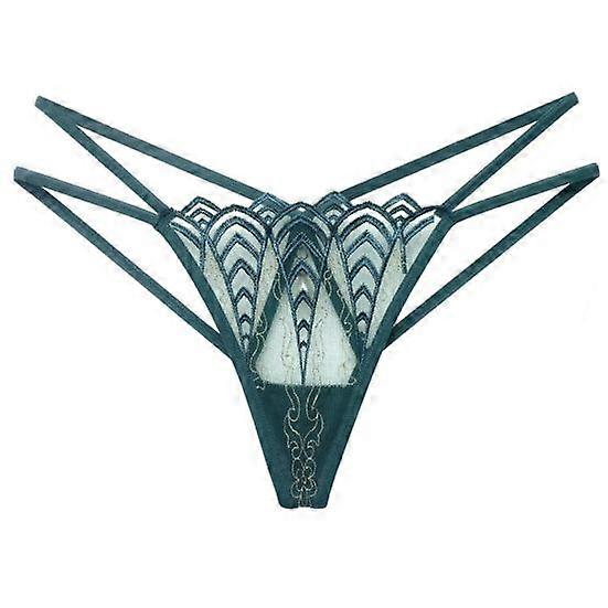 Sexy Women Panties Intimate Seductive Multi Straps Embroidery Women G-string for Sleeping