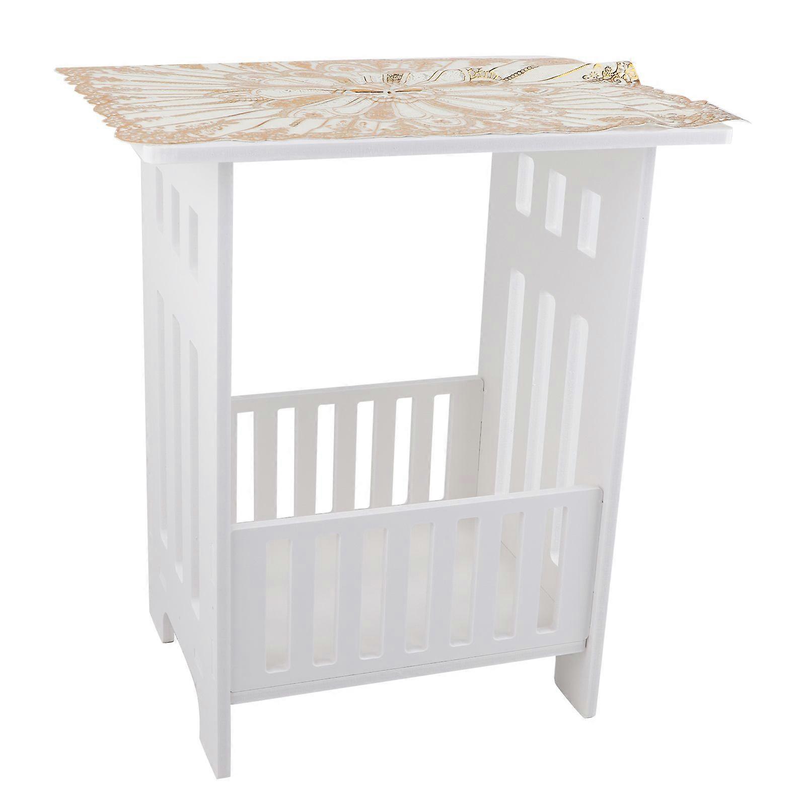 Modern Stylish End Table Side Table Coffee Desk Tea Table for Home (34*26*40cm)