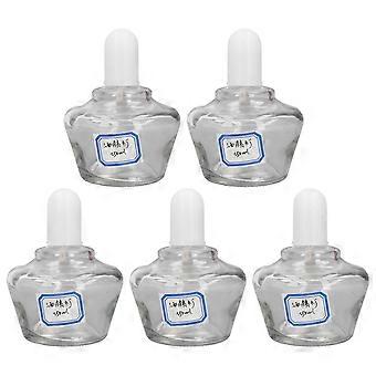 5PCS 250mL Laboratory Burning Lamp Bottle Refillable Glass Bottles for Chemistry Experiment