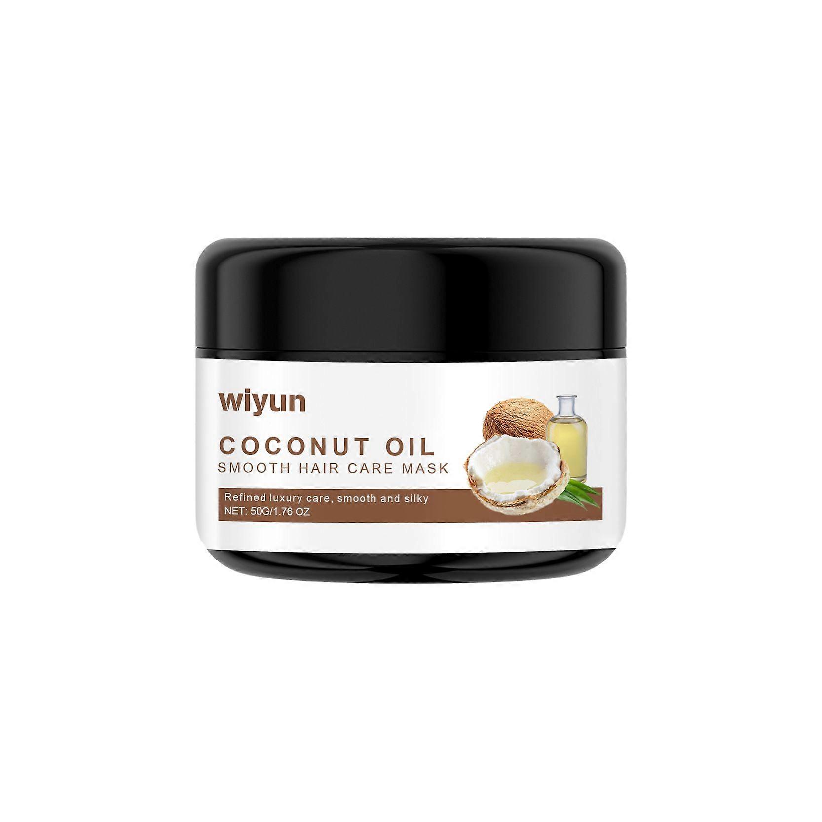 Wiyun Óleo de Coco Suave Cuidados com os Cabelos Máscara Hidratante Suave Cuidados com os Cabelos