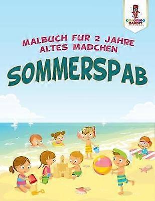 Sommerspa Malbuch fr 2 Jahre altes Mdchen