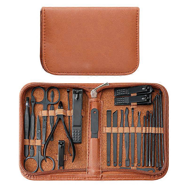 Nail Clipper Set 26-Piece Professional Nail Scissors Kit with Stainless Steel Tools for Manicure and Pedicure