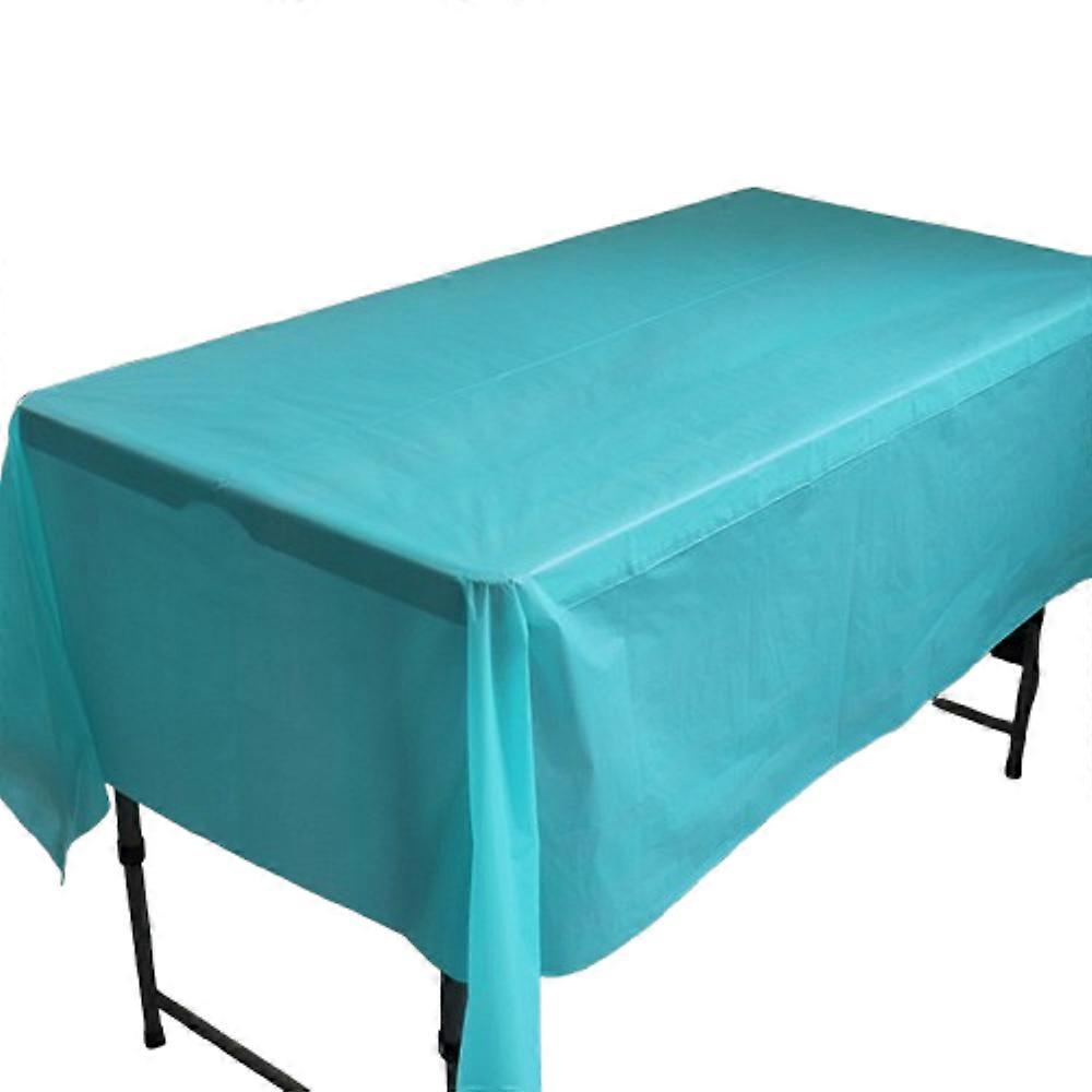 Disposable party tablecloth PE plastic cloth birthday dessert table solid color tablecloth