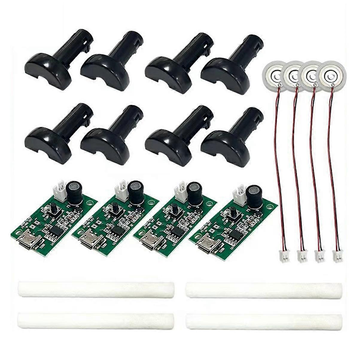 4pcs DC 5V Switchable Humidifier Module Atomization Control Board DIY Ultrasonic Atomizer Micro-Int