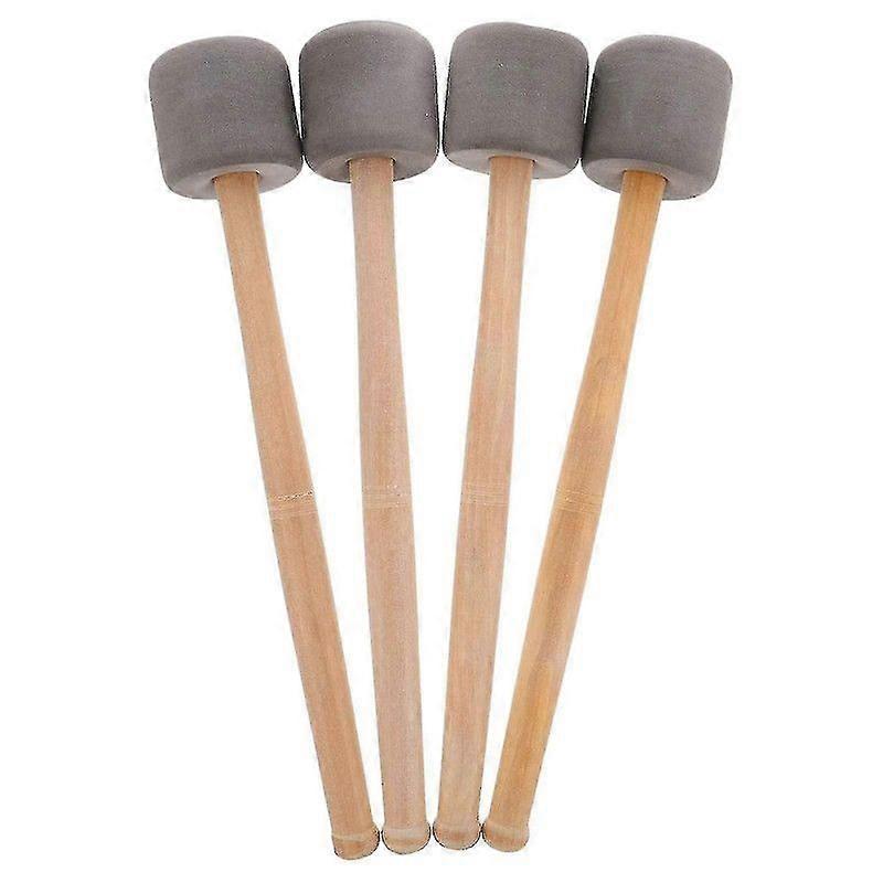 4pcs Bass Drum Mallets Sticks Mallets Foam Head Drum Mallets For Marching Band Percussion