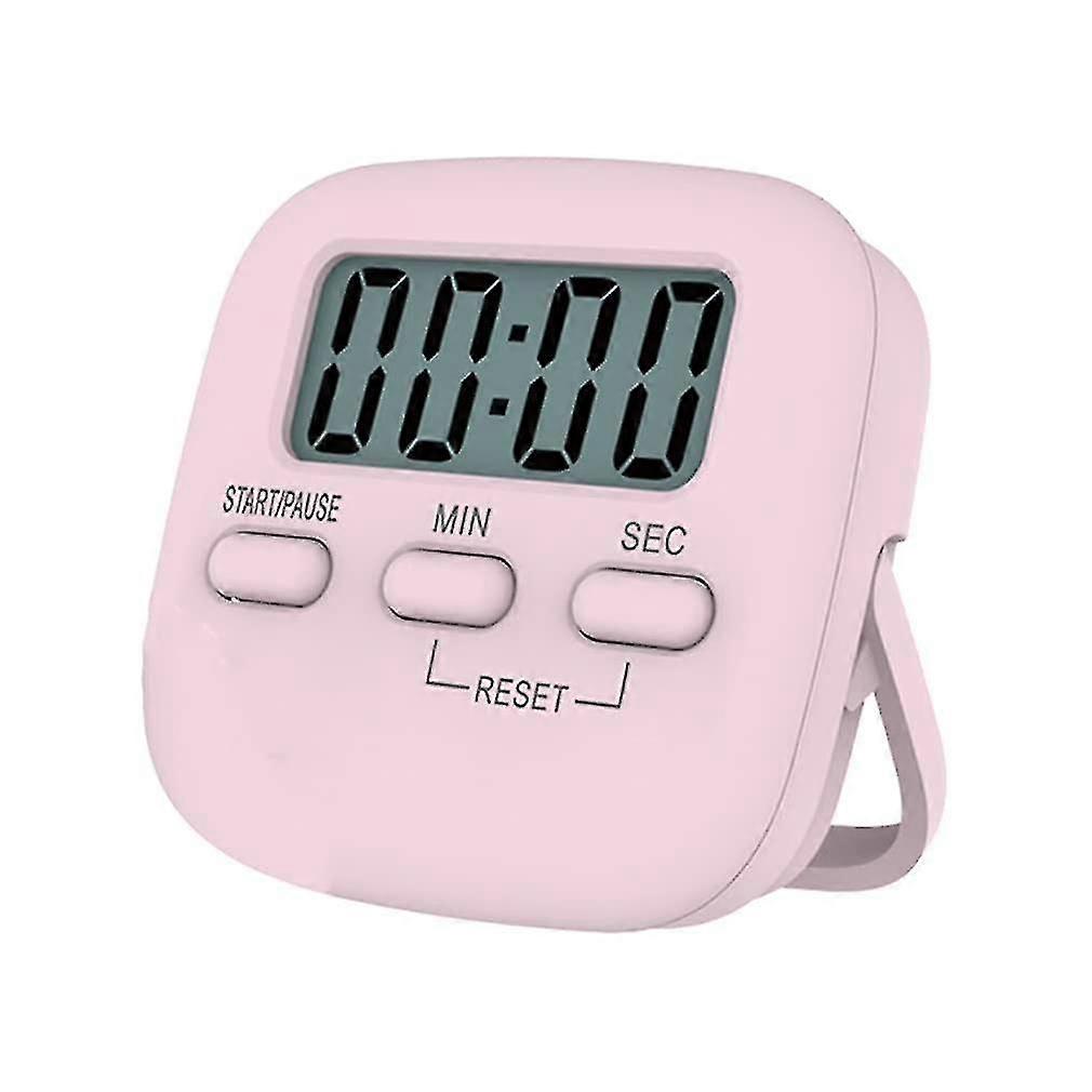 Pink Timer For Kids With Bracket And Hanging Hole(rectangle)