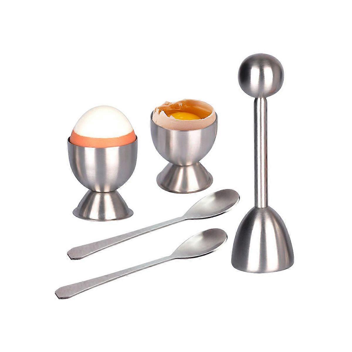 Egg Opener and Cutter with Egg Cup for Easy Breakfast Prep