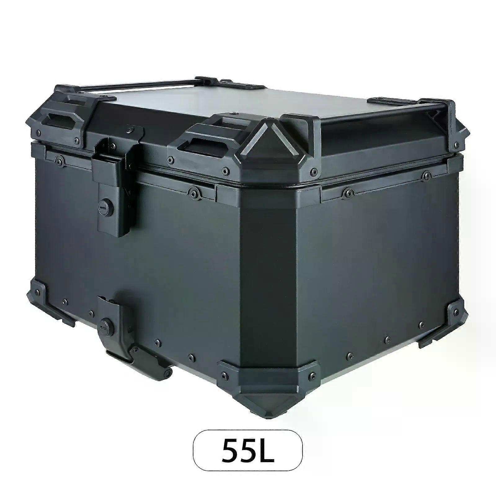 55L Motorcycle Helmet Box Universal Top Tail Rear Luggage Storage Tool Cases Lock For BMW R1200GS R1250GS R1200GS 1200 GS LC ADV