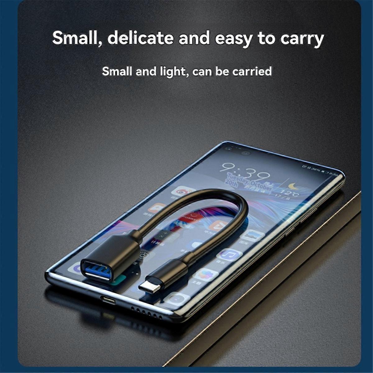 USB C to USB 3.0 Adapter OTG Adapter Type C to USB 3.0 Conversion Cable for Tablet, Card Reader, Mo