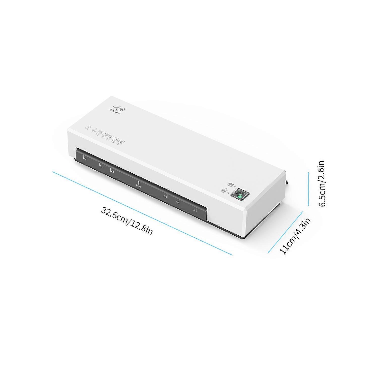OSMILE Desktop Laminator Machine Set A4 Size Hot and Cold Lamination 2 Roller System 9 inches Max Wi