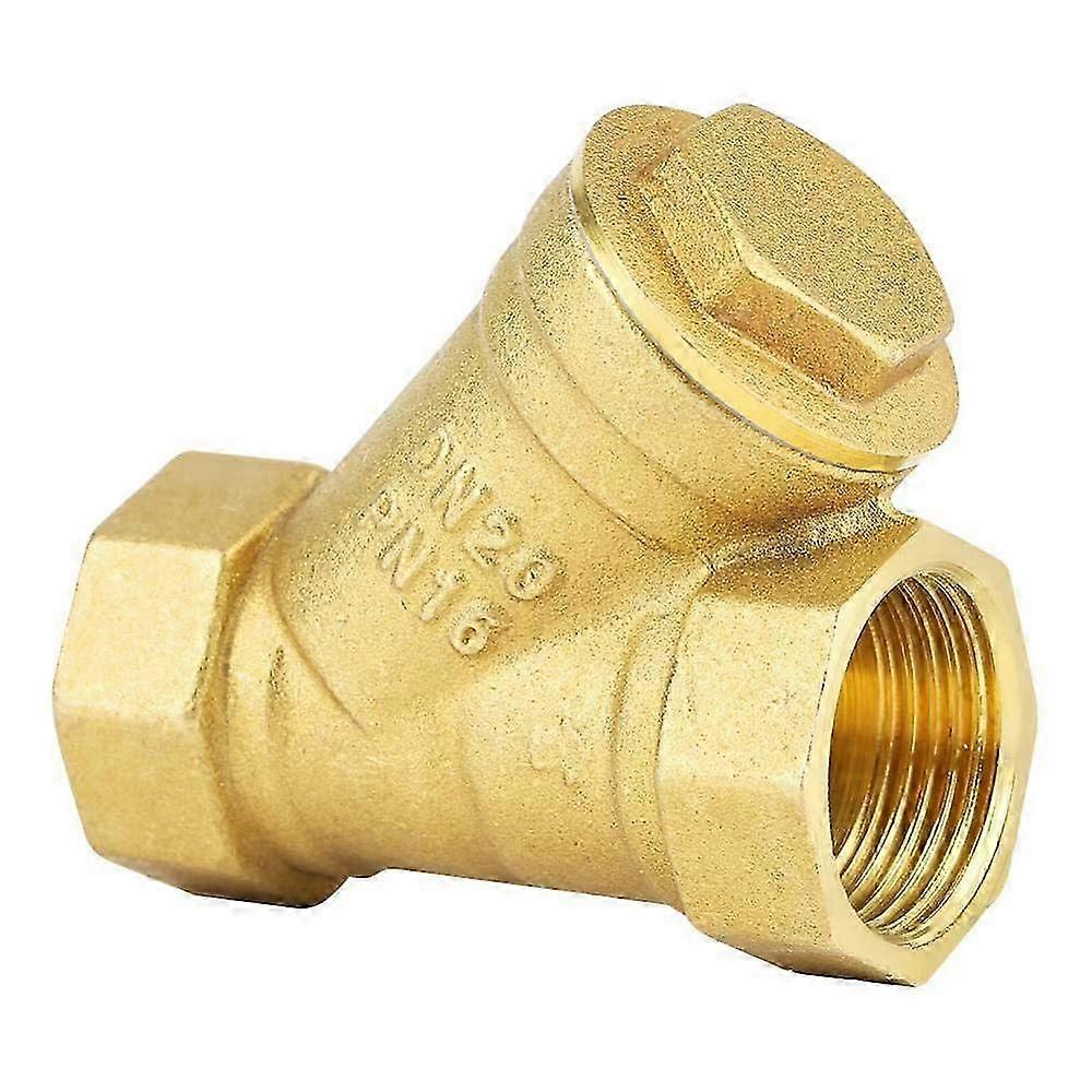 ilter valve connection, 3/4"BSPP female thread Y-shaped filter Brass replacement connection
