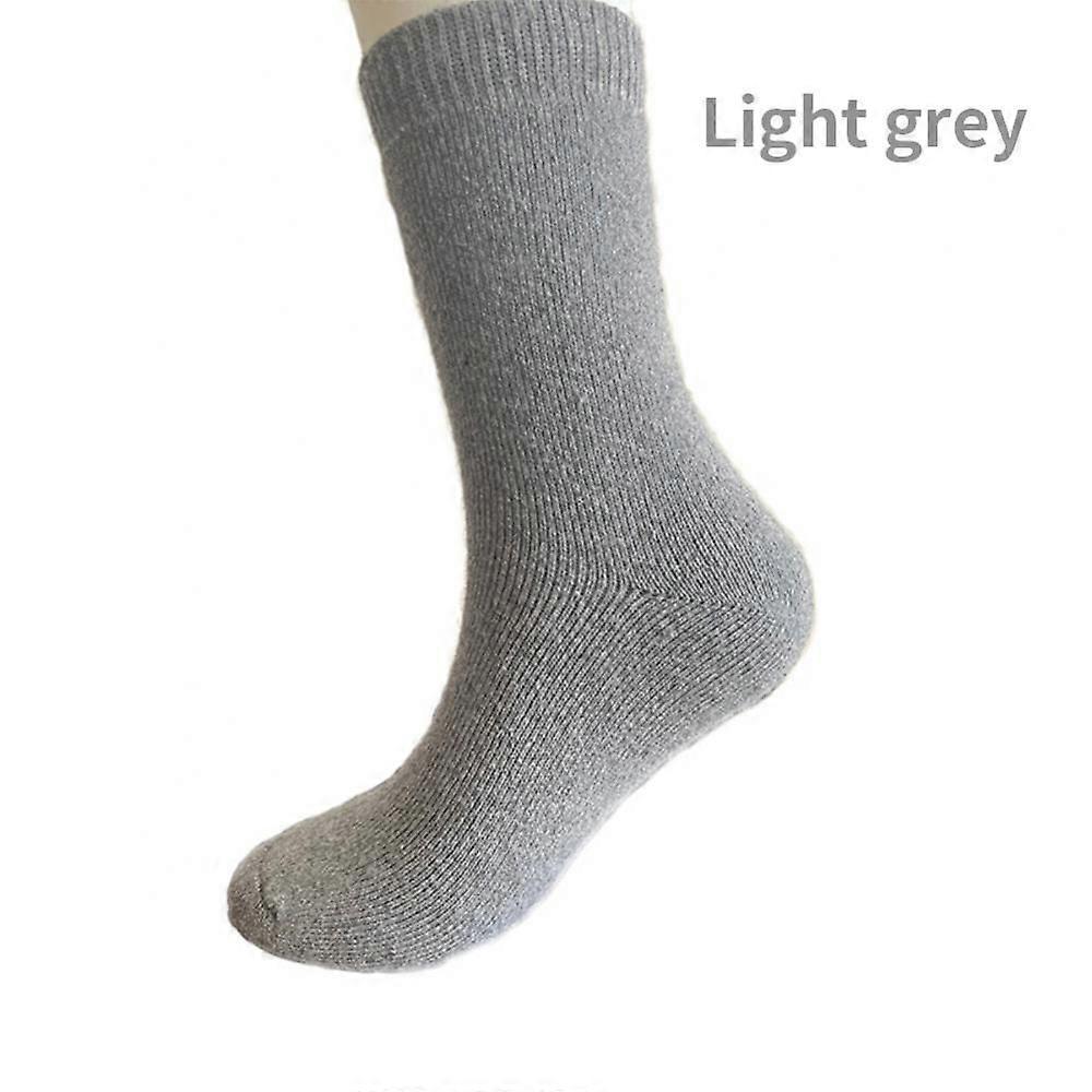 1/2/5 Pairs Winter Warm Socks Solid Colour Floor Socks Cotton Thickened Insulation