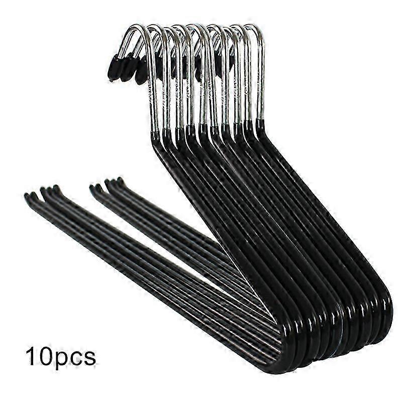 Metal Open-end Non Slip Slacks Pant Hangers Trouser Hangers Organizers Set
