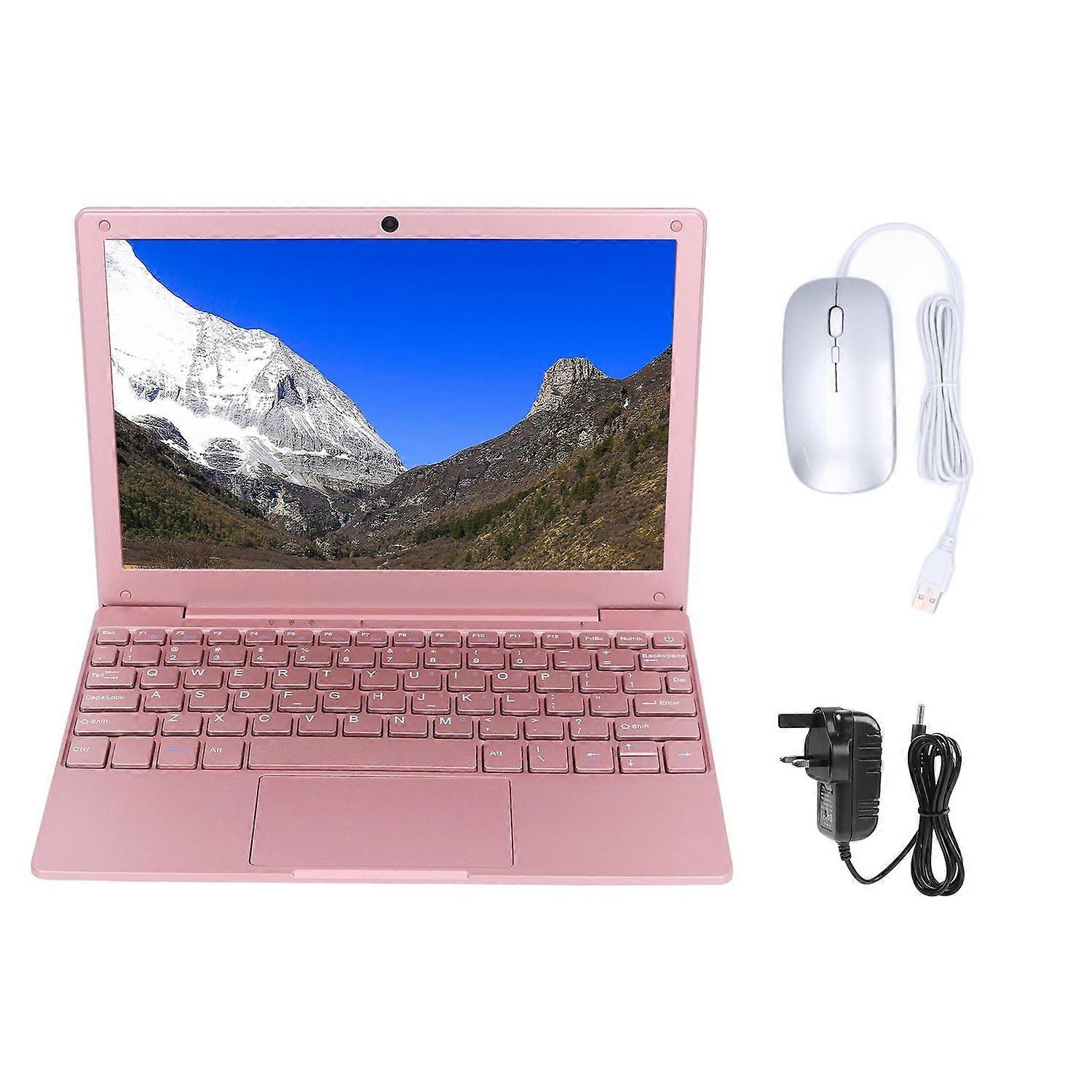 10.1 Inch Mini Laptop IPS Display Ultra Light for Celeron N4020 Rose Gold Portable Notebook Computer