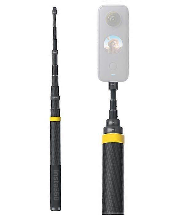 Selfie Stick - INSTA360 - 3m Selfie Stick - Kompatibel mit ONE X2, ONE R, ONE X - Schwarz - Standard Halterung