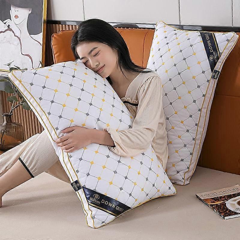 Hotel Pillow Core Neck Protector Household Adult Four Seasons Pillow Core Single Pack Home Textiles Pillow