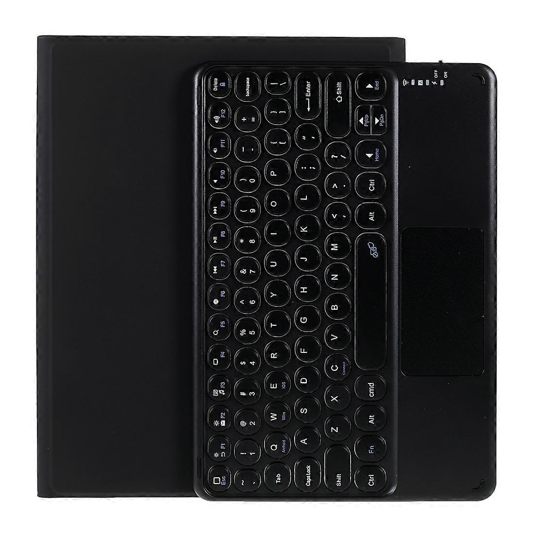 Bluetooth-Compatible Keyboard Touchpad Leather Tablet Stand Case Compatible with iPad Air 11 (2025) 