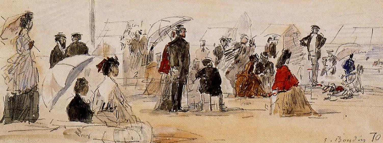 Untitled -eugene Boudin World Classic Art Reproductions, Modern Hd Art Print Poster, Canvas Prints Wall Art For Home Decor Pictures (unframed)