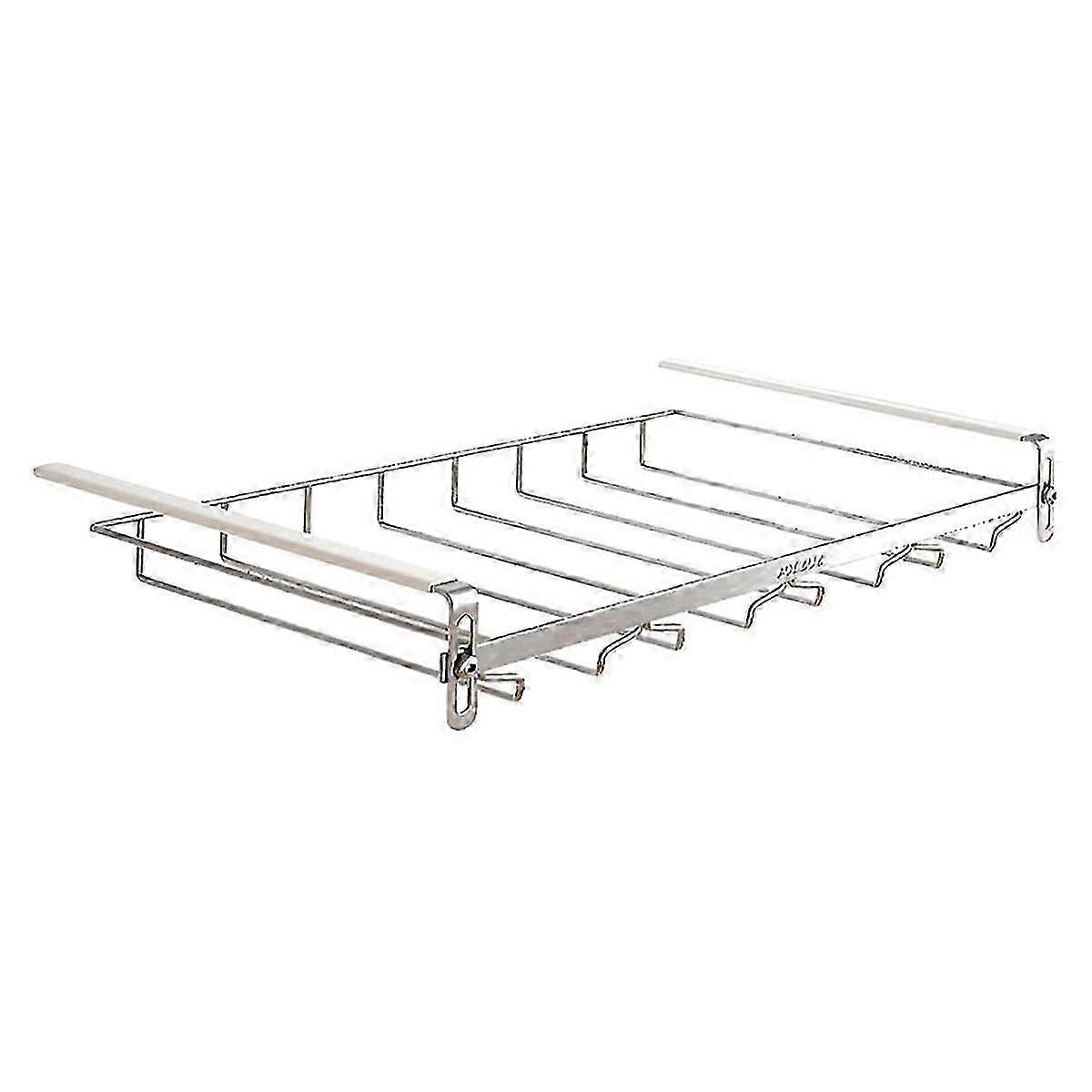 منظم زجاج النبيذ القابل للتعديل ، رف زجاجي معدني معلق للنبيذ ، حامل زجاج نبيذ تحت رقم الخزانة