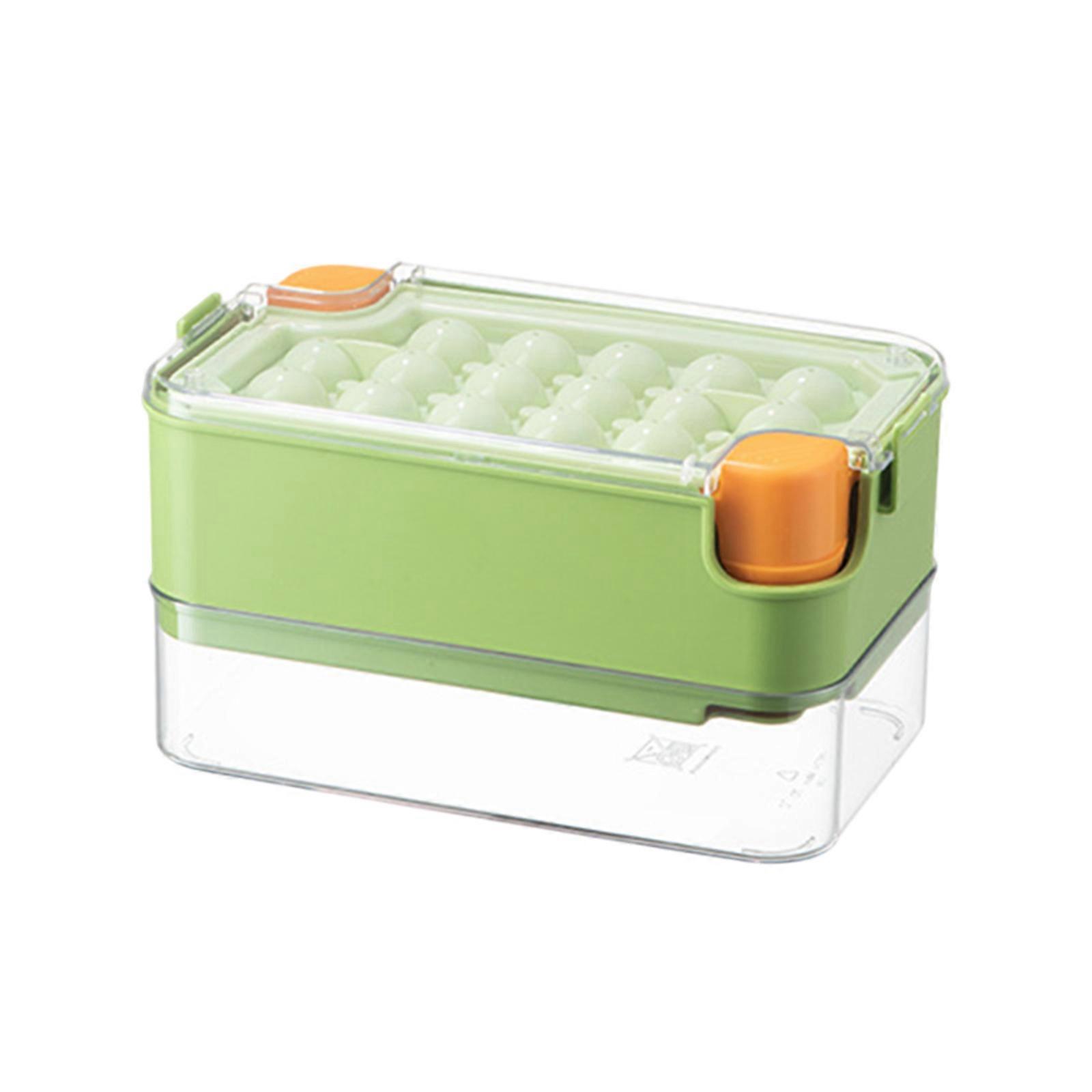 Press Type Ice Cube Tray With Storage Box Ice Cube Maker Ice Box Tray Ice Bucket Ice Mould for Beer Quick-freeze Kitchen Gadget