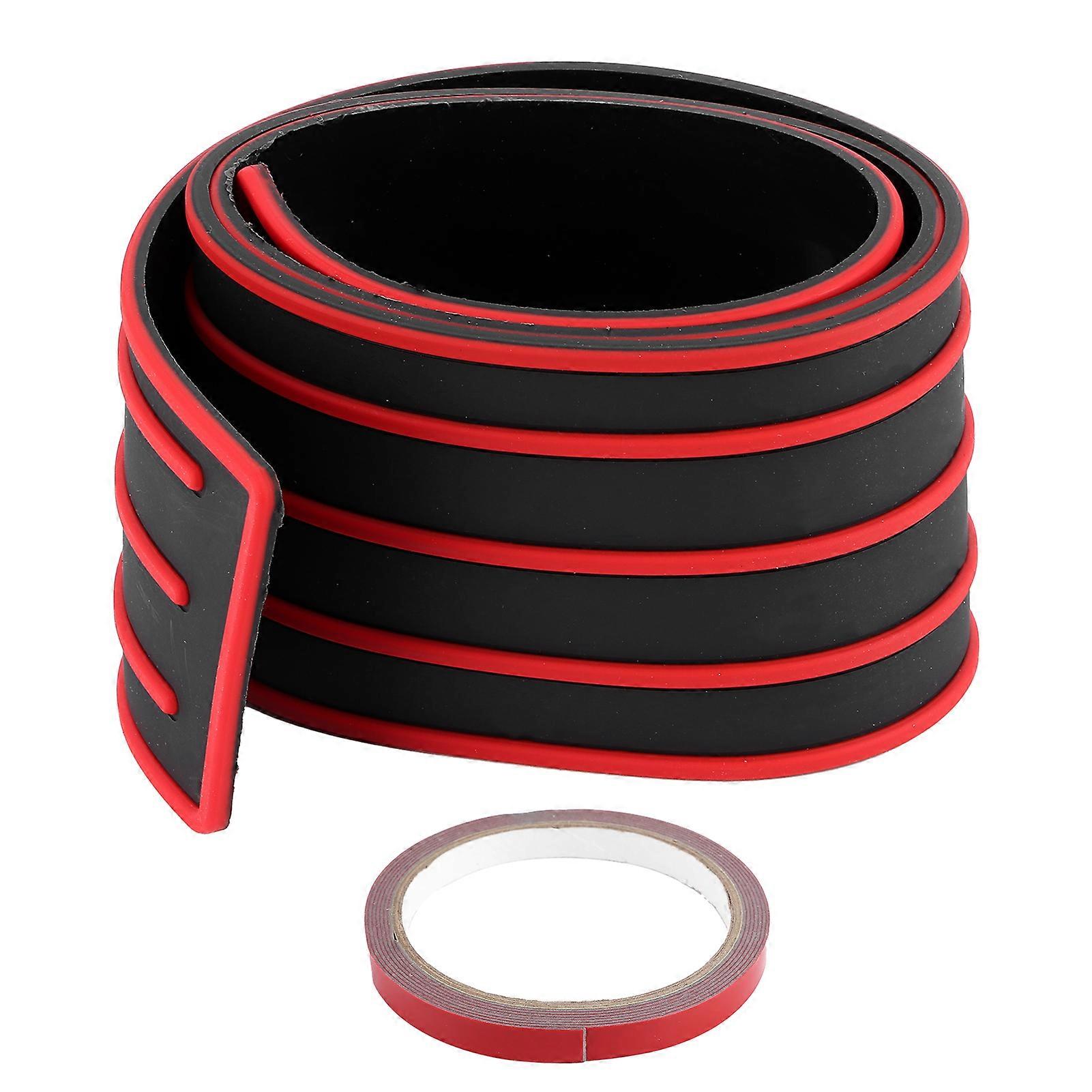 Universal Bumper Protector Guard Anti Collision Scratch‑Resistant Car Trunk Rubber Strip 90cm