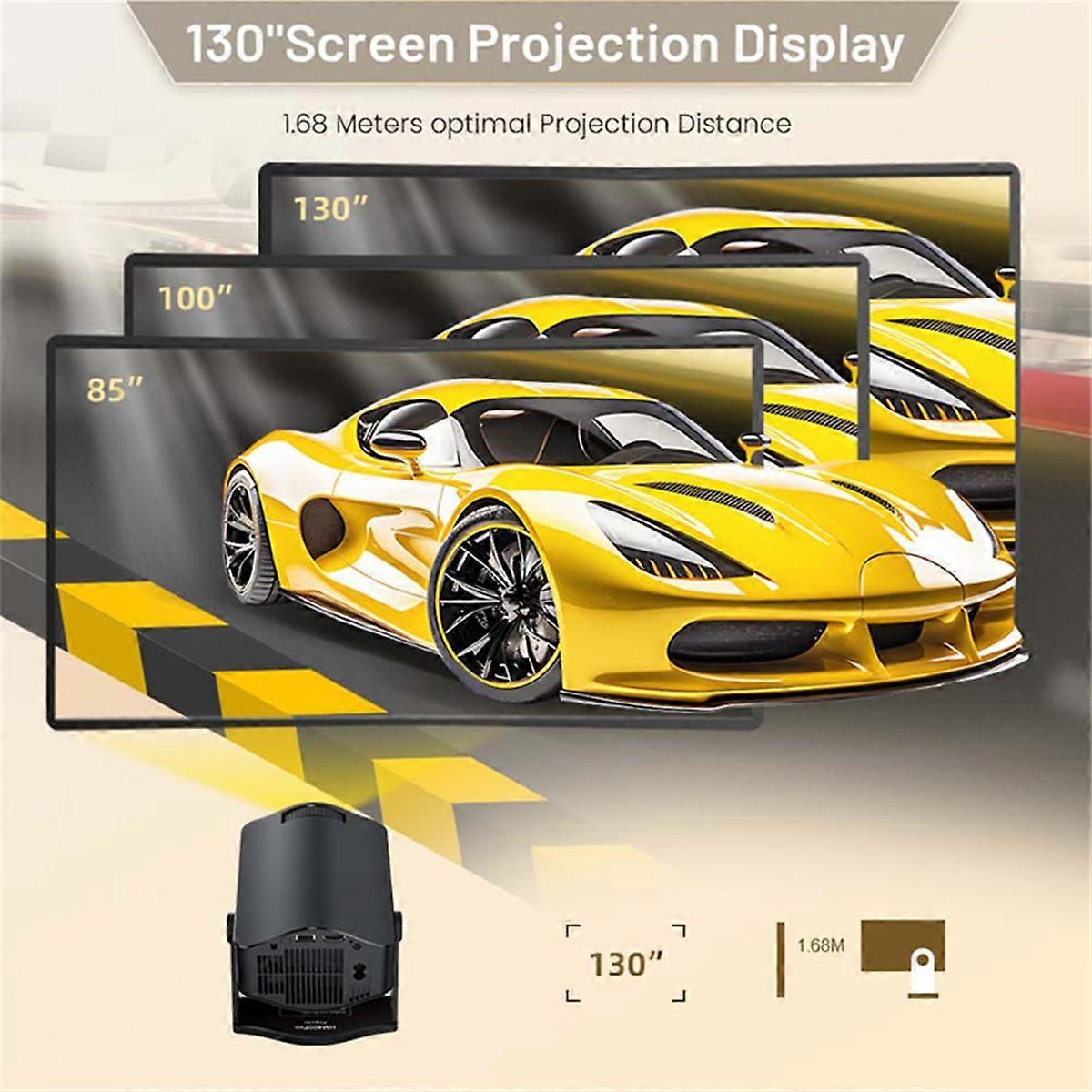 PRO Projector 4K Android 11, 200 ANSI, Wifi6 BT5.0, UK PLUG