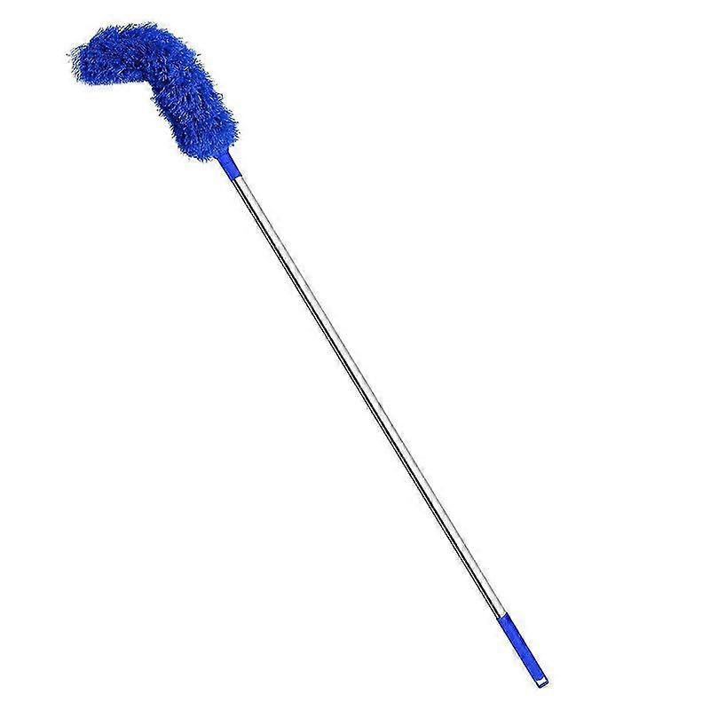 Telescopic Gutter Cleaning Brush Removing Leaves Debris Adjustable Angle for Hard-to-Reach Areas Gutter Guard Cleaner Tool QingHai