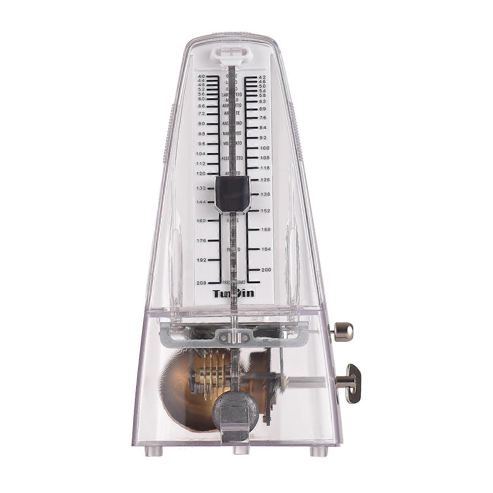 TUNYIN Mechanical Metronome Portable Metronome Adjustable Beat Speed Lightweight Loud Sound for Piano Guitar Drum Guzheng Accurate Beat Mechanical Me