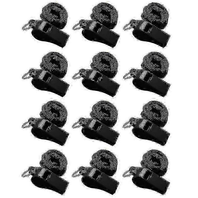 12 قطعة من صفارات الحكم الرياضية الملونة مع حبل تعليق، صوت عالٍ وواضح، ديسيبل عالي، حجم صغير، محمولة [hsss]